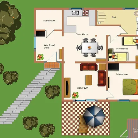 Holiday home Premium-ferienhaus Deichbluete Im Altes Land